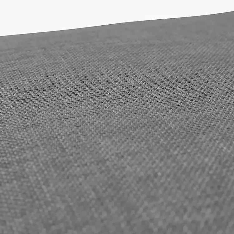 Kirklands Home Outdoor Cushions & Pillows|Graphite Tufted Outdoor Settee Cushion Gray