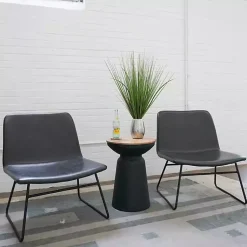 Hot Grass Arrangement in Crackled Silver Pot Arrangements & Greenery
