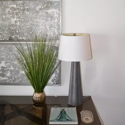 Discount Grass Arrangement in Gold Ribbed Pot Arrangements & Greenery