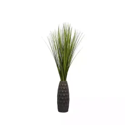 Sale Grass Arrangement in Gunmetal Honeycomb Pot Arrangements & Greenery