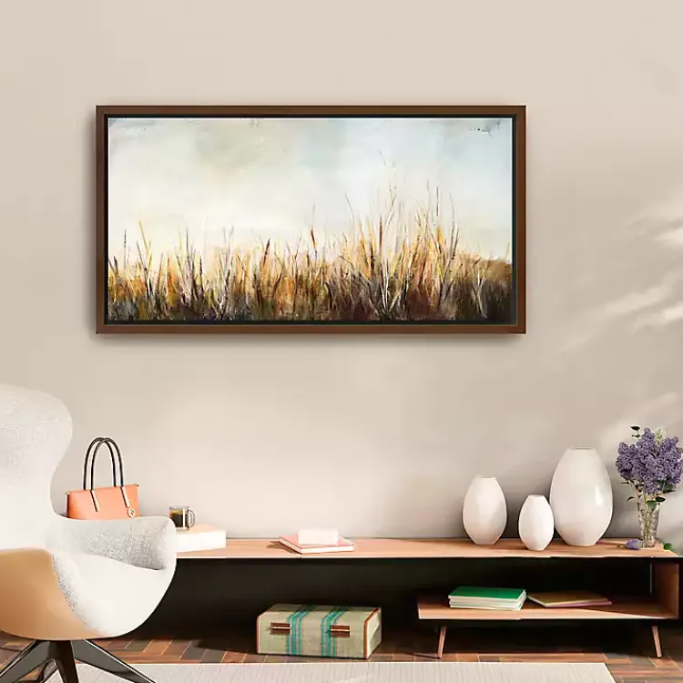 Kirklands Home Canvas Art|Grass in the Breeze Framed Canvas Art Print