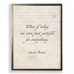 Kirklands Home Wall Quotes & Signs|Grateful For Everything Wall Plaque White