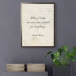 Kirklands Home Wall Quotes & Signs|Grateful For Everything Wall Plaque White