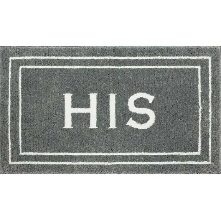 Kirklands Home Bathroom Rugs|& White Gray