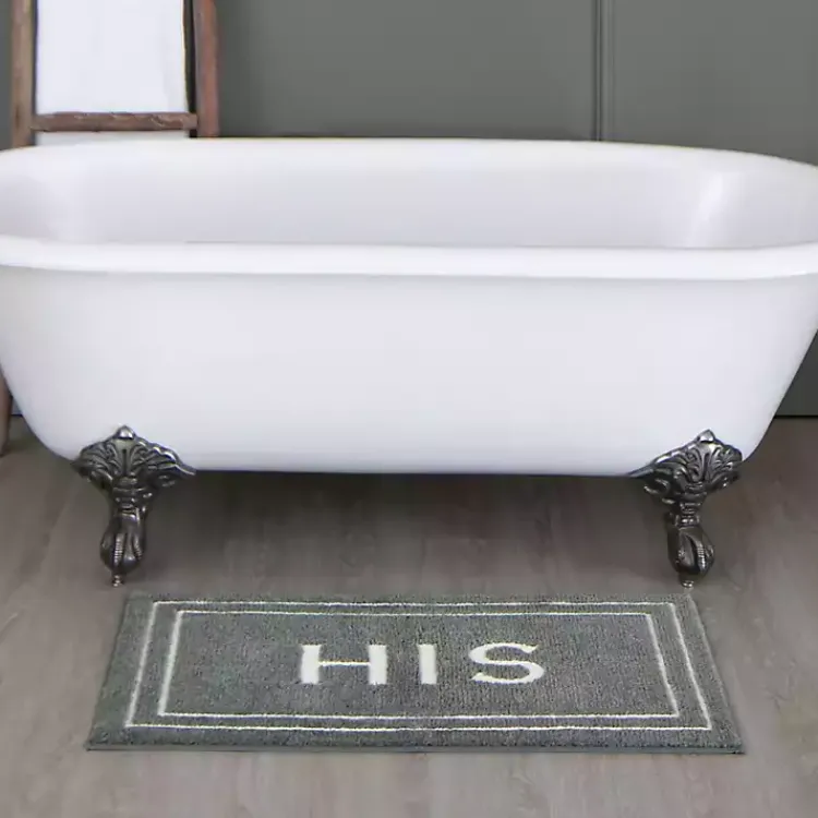 Kirklands Home Bathroom Rugs|& White Gray