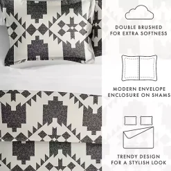 Kirklands Home Duvets|Gray Adobe Diamond 2-pc. Twin Duvet Cover Set