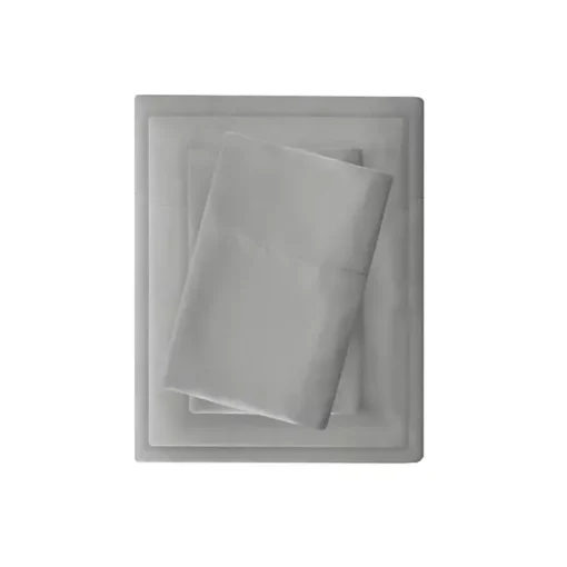 Kirklands Home Bed Sheets|All Season Moisture Wicking King Sheet Set Gray