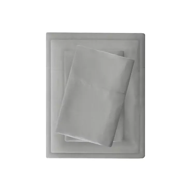 Kirklands Home Bed Sheets|All Season Moisture Wicking King Sheet Set Gray