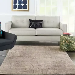 Kirklands Home Area Rugs|Gray and Beige Tally Textured Area Rug, 5x7