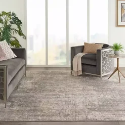 Kirklands Home Area Rugs|Gray and Beige Tally Textured Area Rug, 7x9