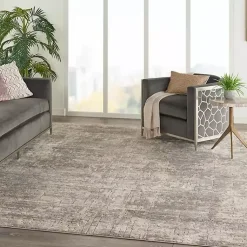 Kirklands Home Area Rugs|Gray and Beige Tally Textured Area Rug, 7x9