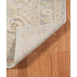Kirklands Home Area Rugs|Gray and Beige Vintage Medallion Area Rug, 5x7