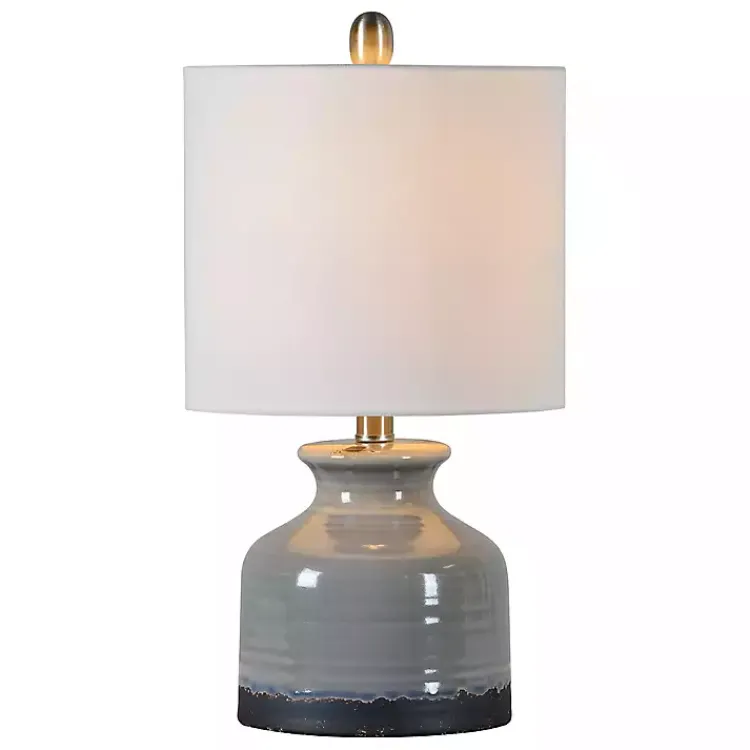 Kirklands Home Table Lamps|Gray and Black Ceramic Table Lamp, Set of 2 White