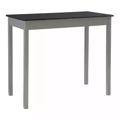 Kirklands Home Dining Sets|Gray and Black 3-pc. Stool and Table Set