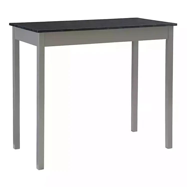 Kirklands Home Dining Sets|Gray and Black 3-pc. Stool and Table Set