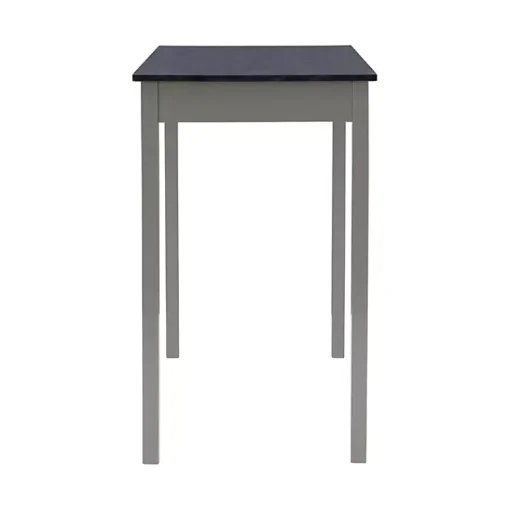 Kirklands Home Dining Sets|Gray and Black 3-pc. Stool and Table Set
