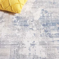 Kirklands Home Area Rugs|Gray and Blue Whisper Abstract Area Rug, 8x10