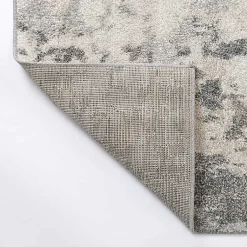 Kirklands Home Area Rugs|Gray and Cream Wray Modern Area Rug, 5x8