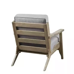 Kirklands Home Accent Chairs|and Distressed Wooden Malibu Accent Chair Gray