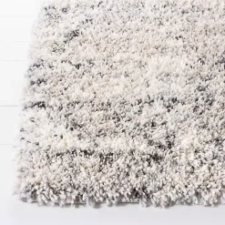Kirklands Home Area Rugs|Gray and Ivory Fontana Shag Area Rug, 8x10
