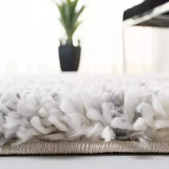 Kirklands Home Area Rugs|Gray and Ivory Fontana Shag Area Rug, 8x10