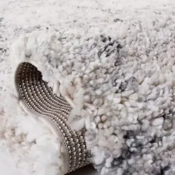 Kirklands Home Area Rugs|Gray and Ivory Fontana Shag Area Rug, 8x10