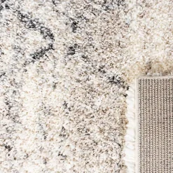 Kirklands Home Area Rugs|Gray and Ivory Fontana Shag Area Rug, 8x10