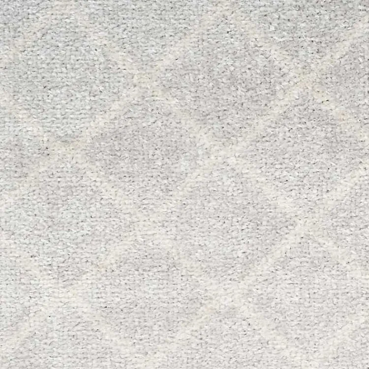 Kirklands Home Area Rugs|Gray and Ivory Moroccan Trellis Area Rug, 9x12