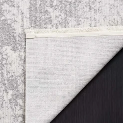 Kirklands Home Area Rugs|Gray and Ivory Whisper Abstract Runner, 2x8