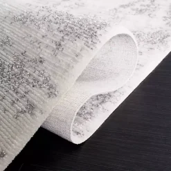 Kirklands Home Area Rugs|Gray and Ivory Whisper Abstract Area Rug, 8x10