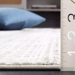 Kirklands Home Area Rugs|Gray and Ivory Whisper Striated Area Rug, 8x10