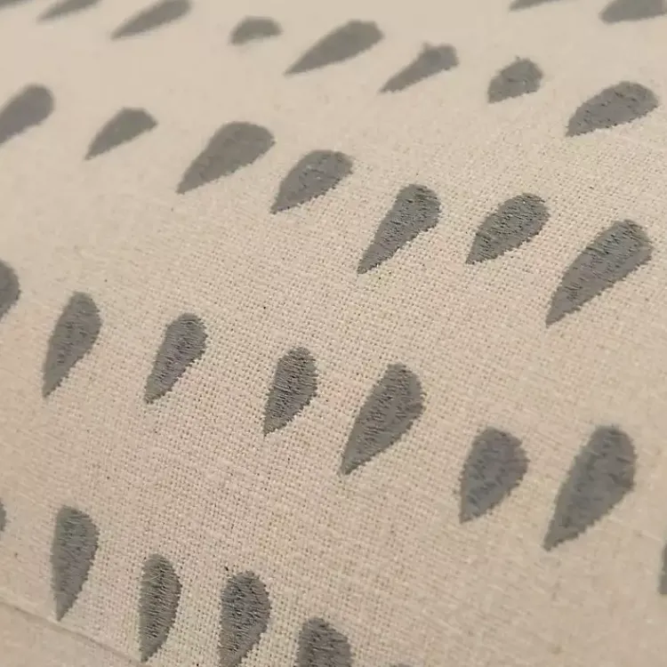 Gray and Natural Animal Patterned Lumbar Pillow Pillows