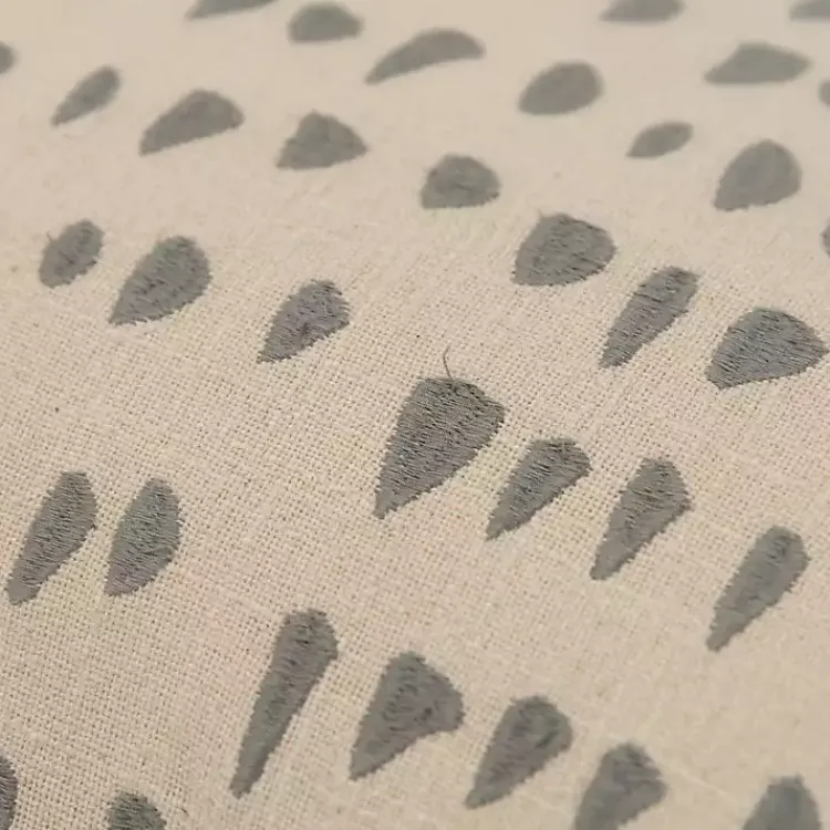 Gray and Natural Animal Patterned Lumbar Pillow Pillows