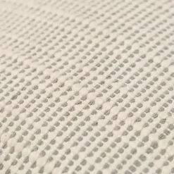 New Gray and Natural Sea Striped Pillow Pillows