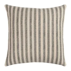and Natural Ticking Stripe Pillow Pillows
