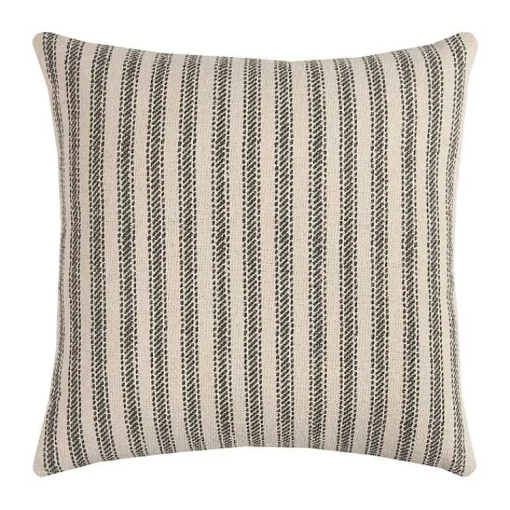 and Natural Ticking Stripe Pillow Pillows