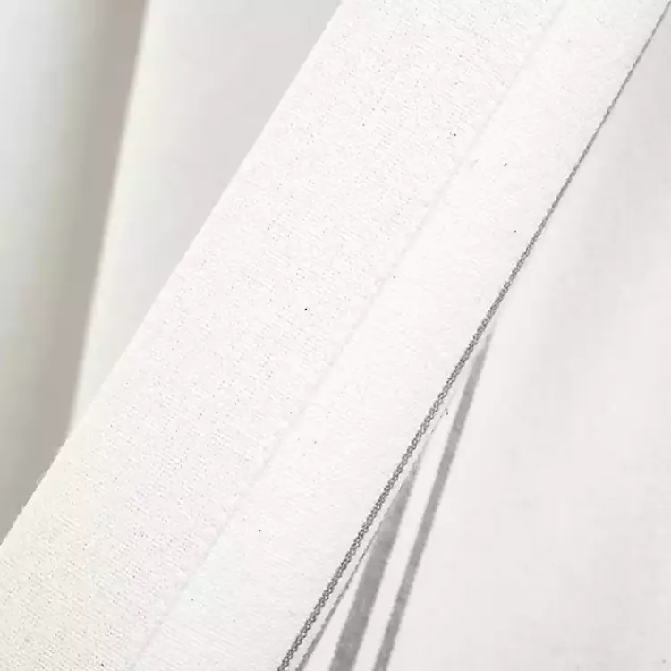 Kirklands Home Curtains & Drapes|Gray and White Farmhouse Stripe Valance