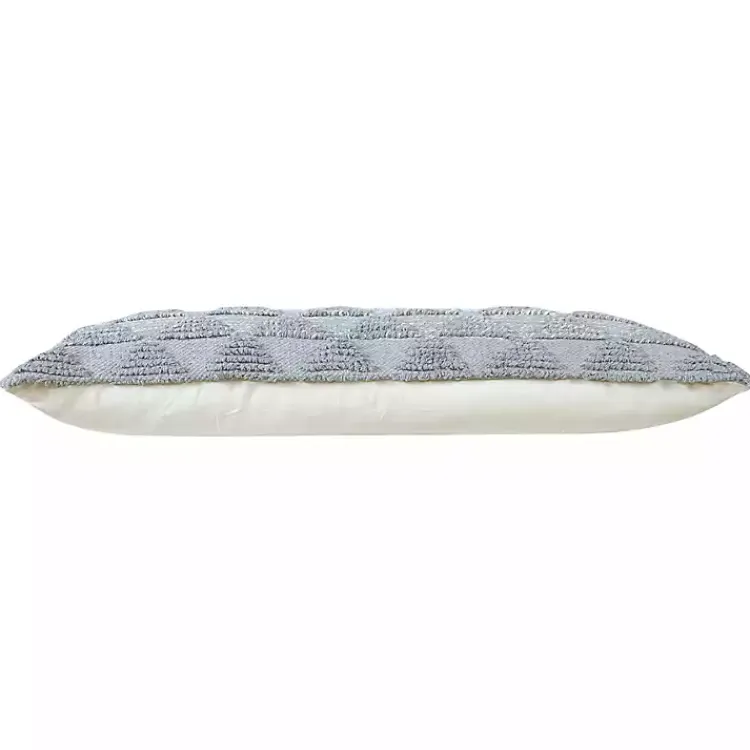 Discount and White Gradient Diamonds Lumbar Pillow Pillows