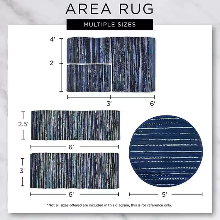 Kirklands Home Accent Rugs|and White Stripe Cotton Accent Rug, 2x3 Gray