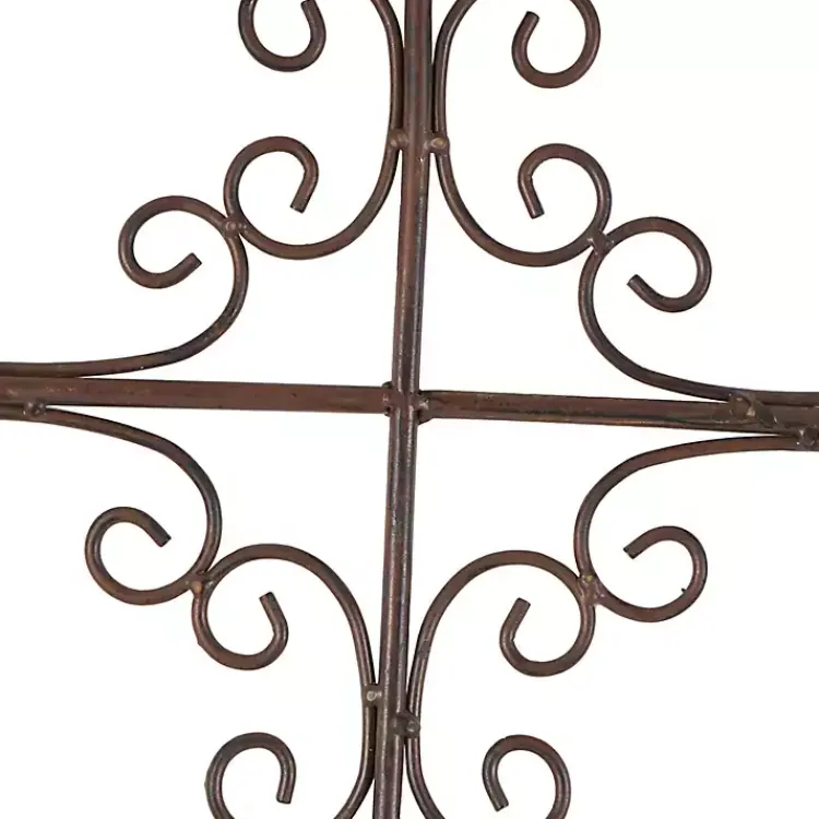 Kirklands Home Wall Plaques|Gray Angelic Scrollwork Panel Wall Plaque