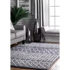 Kirklands Home Area Rugs|Barbara Moroccan Area Rug, 5x8 Gray