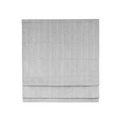 Kirklands Home Curtains & Drapes|Basketweave Cordless Roman Shade, 35 in. Gray