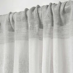 Kirklands Home Curtains & Drapes|Gray Becky Curtain Panel Set, 108 in.