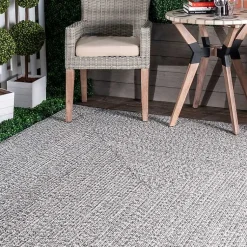Kirklands Home Area Rugs|Braided Lefebvre Area Rug, 12x18 Gray