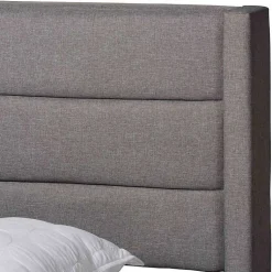 Kirklands Home Beds & Headboards|Braylon Upholstered 3-Drawer Queen Bed Gray