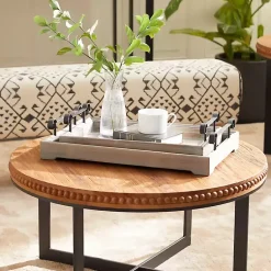 Hot Brushed Distressed 2-pc. Decorative Tray Set Decorative Trays