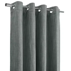 Kirklands Home Curtains & Drapes|Bryson Textured Curtain Panel, 95 in. Gray