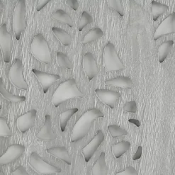 Kirklands Home Wall Plaques|Carved Wood Laurel Branches Panel Wall Plaque Gray