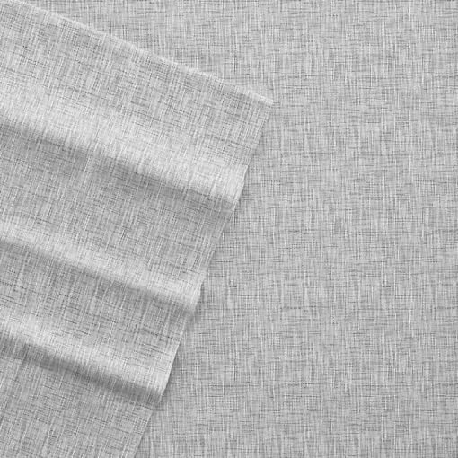 Kirklands Home Bed Sheets|Chambray 4-pc. California King Sheet Set Gray