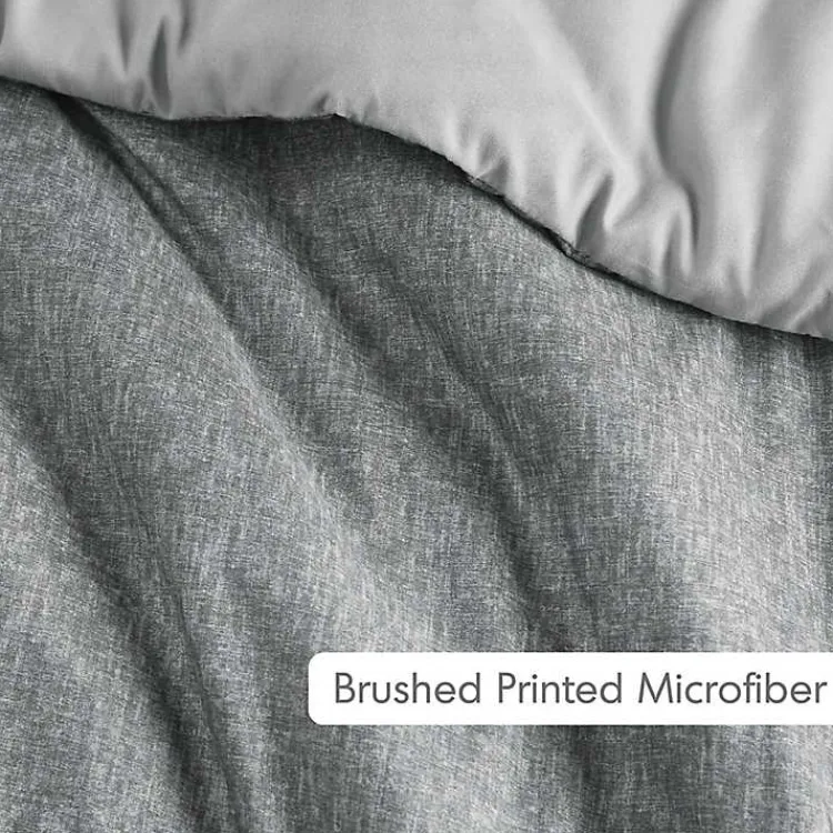 Kirklands Home Comforters|Chambray 3-pc. King Comforter Set Gray